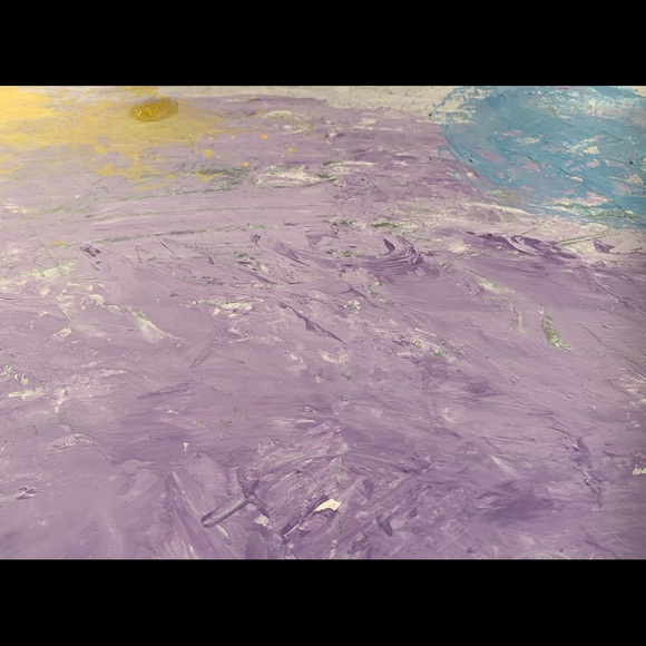 “Far, Far Away,” mixed media on canvas. - Picture 6 of 8